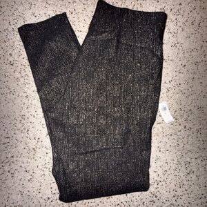 FLEX WAIST Gold Foil Pants Size Large Tall